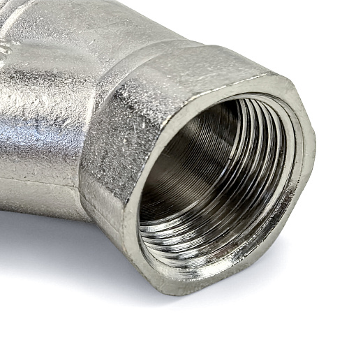 Фильтр, латунь, внутренняя/внутренняя резьба 3/4х45°, никель, RTP