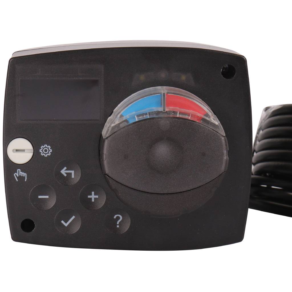 Сервопривод для смесительных клапанов STOUT SVM-0015 с датчиком для фиксированной регулировки температуры, SVM-0015-230017