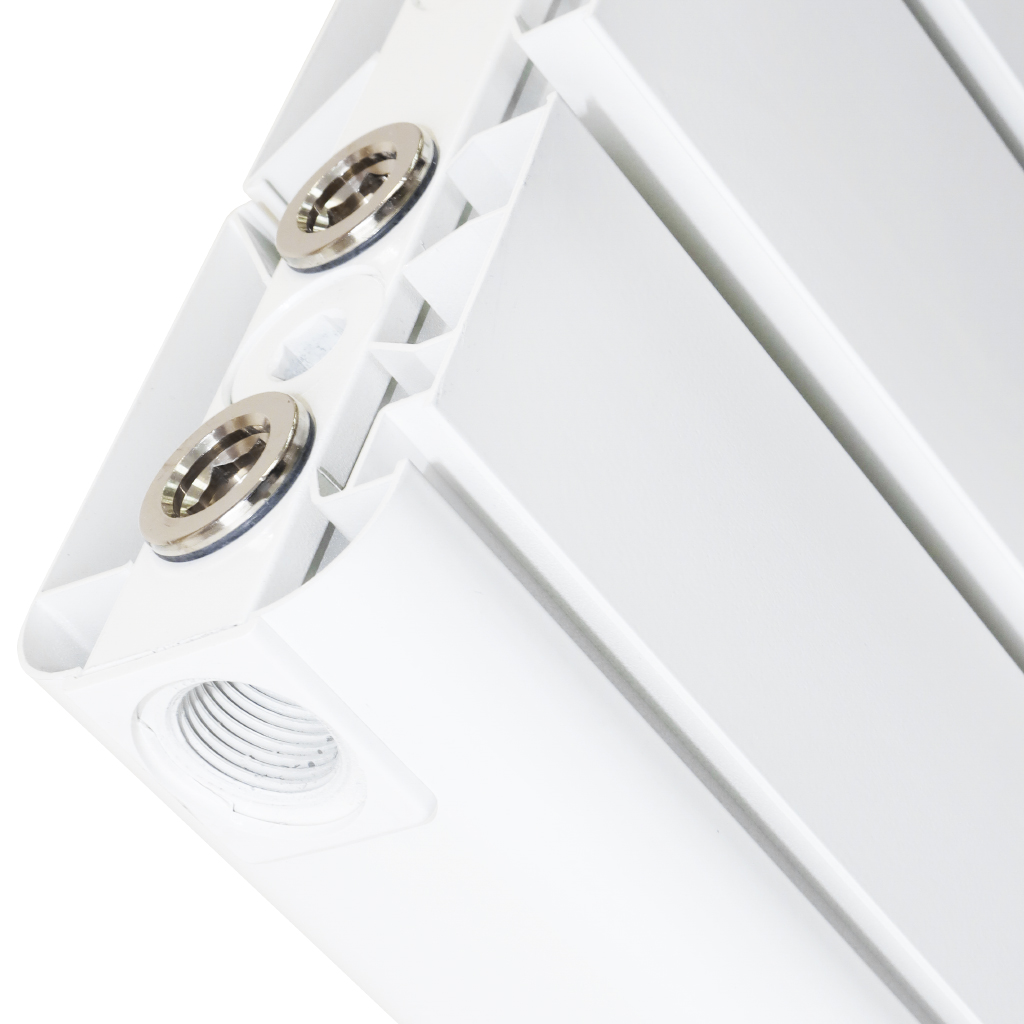 Радиатор алюминиевый Global Sebino 500 6 секции боковое подключение (белый RAL 9010), SE05001006