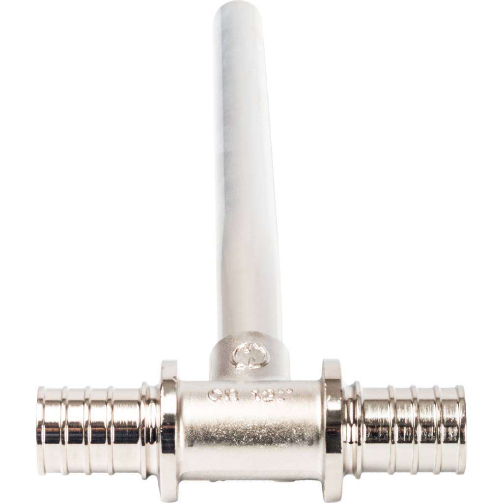 Трубка STOUT для подкл-я радиатора, Т-образная 25/15/25 для труб из сшитого полиэтилена аксиальный, SFA-0026-252525