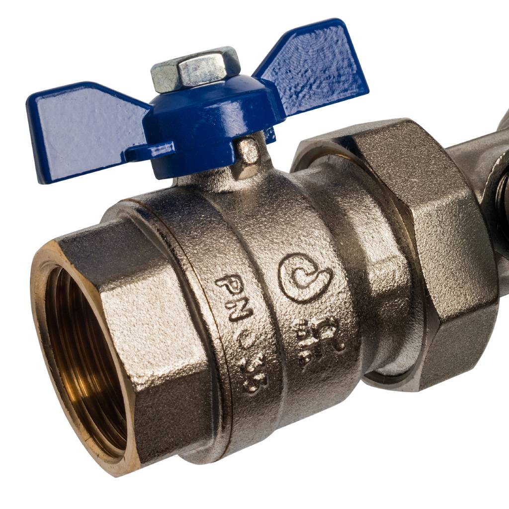 Распределительный коллектор из латуни без расходомеров STOUT 4 выхода, SMB 0468 000004