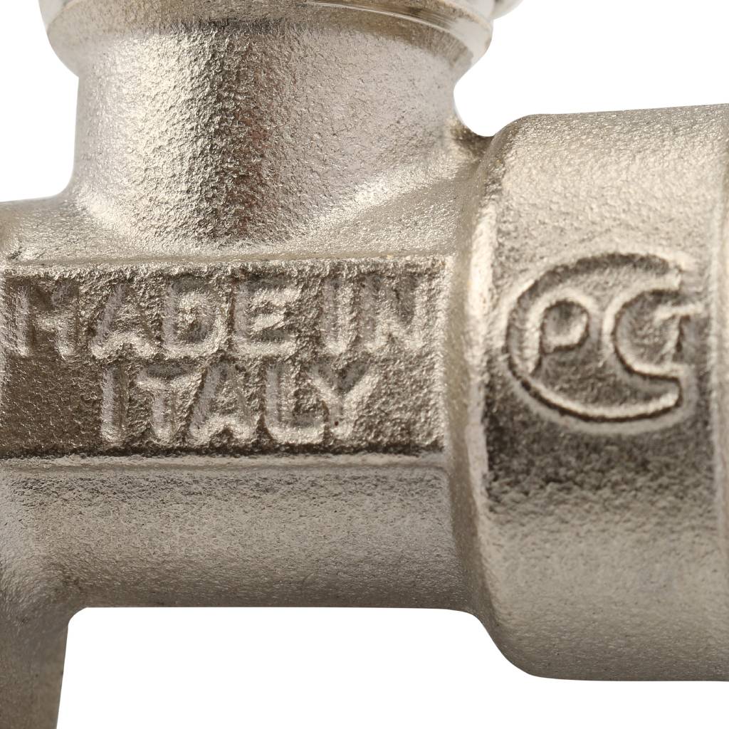 Угольник TIEMME с внутренней резьбой с креплением (16х2.0х1/2) для металлопластиковых труб винтовой, 1600003