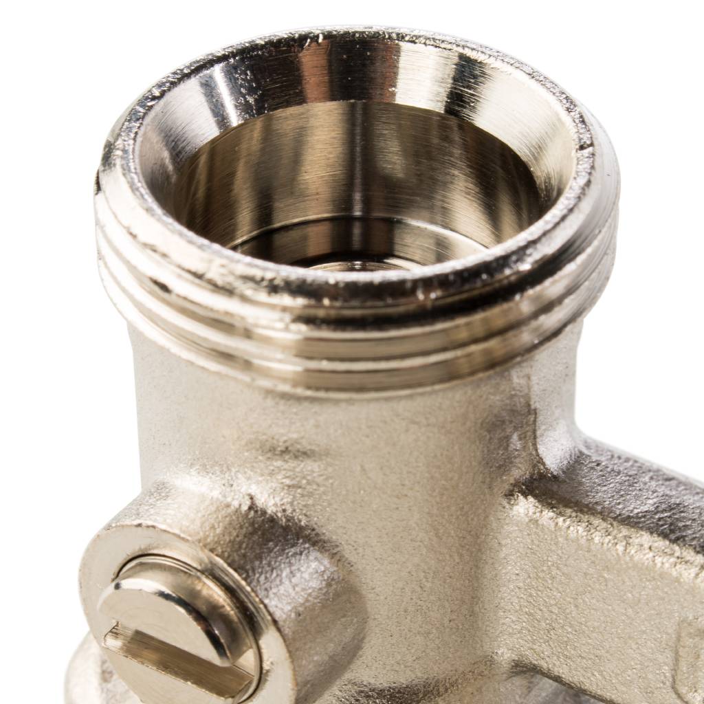 Узел нижнего подключения радиатора STOUT для двухтрубной системы, прямой 3/4, SVH-0002-000020