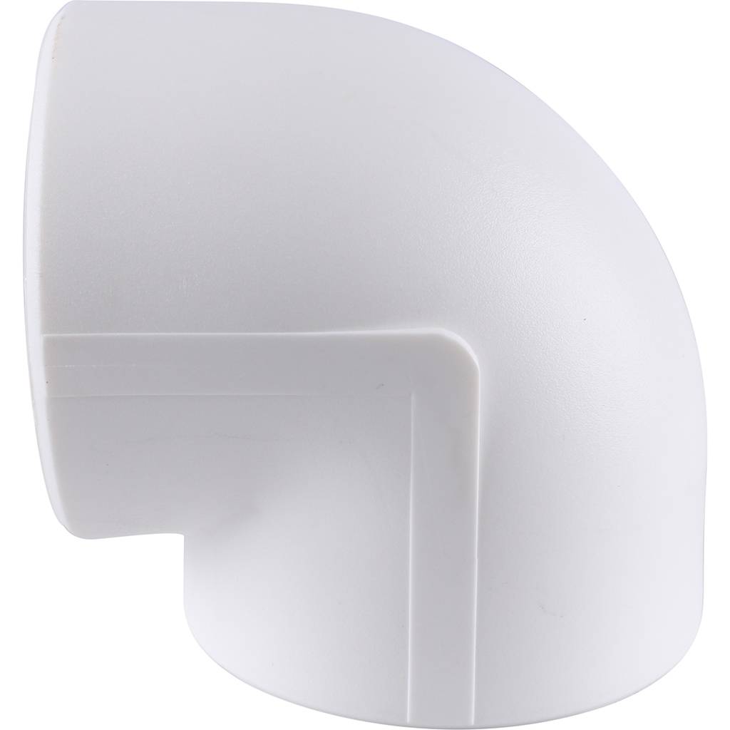 Угольник 90* Kalde d=75 для полипропиленовых труб под сварку (цвет белый), 3212-elb-750000