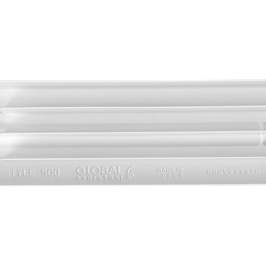Распродажа: Радиатор биметаллический STOUT STYLE 350 4 секции боковое подключение (белый RAL 9010), SRB-0110-035004