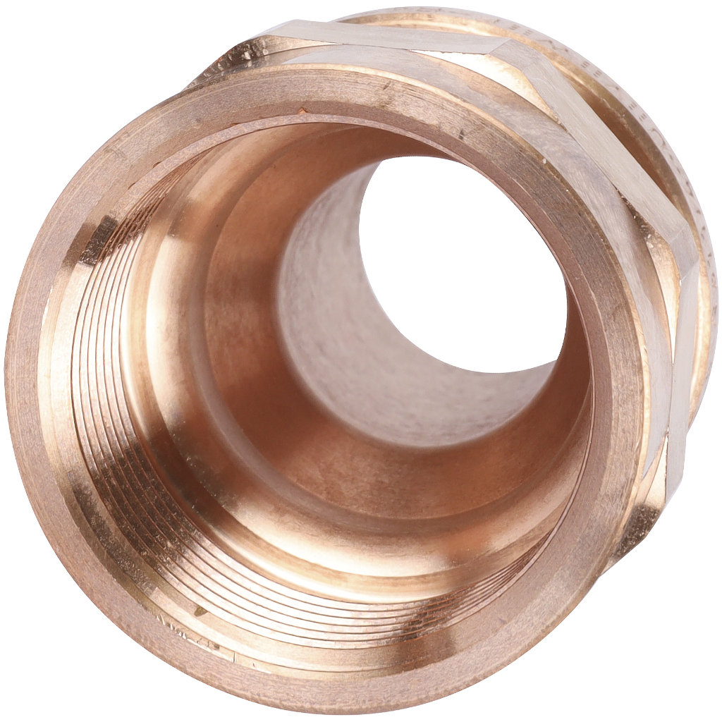 *Переходник РЕХАУ RAUTITAN с внутренней резьбой 40-Rр 1 1/4 RX+ для труб из сшитого полиэтилена аксиальный