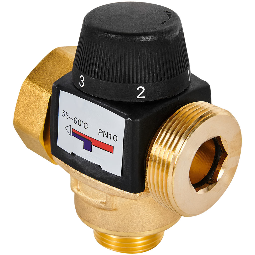 Клапан термостатический ROMMER смесительный для группы RDG-1002