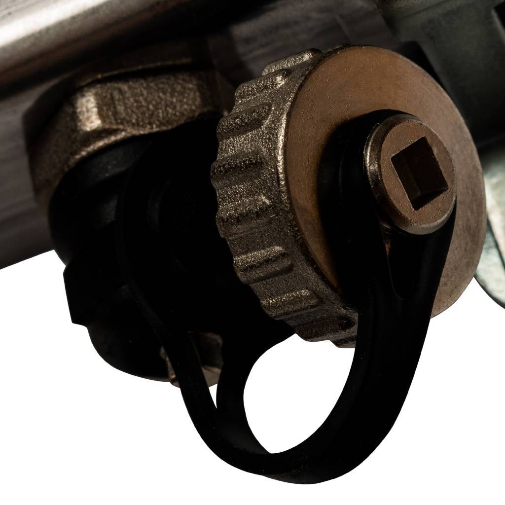 Коллектор из нержавеющей стали без расходомеров, с клапаном вып. воздуха и сливом STOUT 10 выходов, SMS-0932-000010