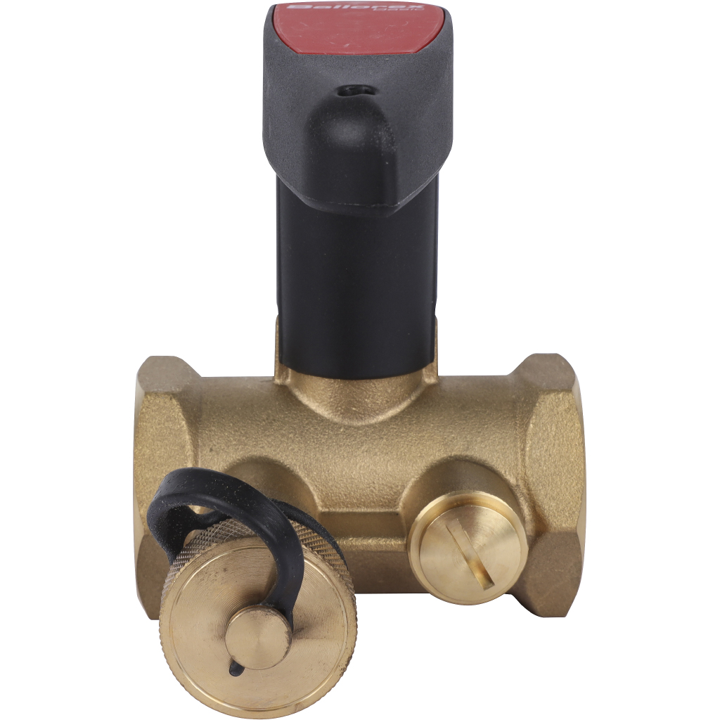 Клапан ручной БРОЕН Basic DN 025 PN 25 запорный с дренажем