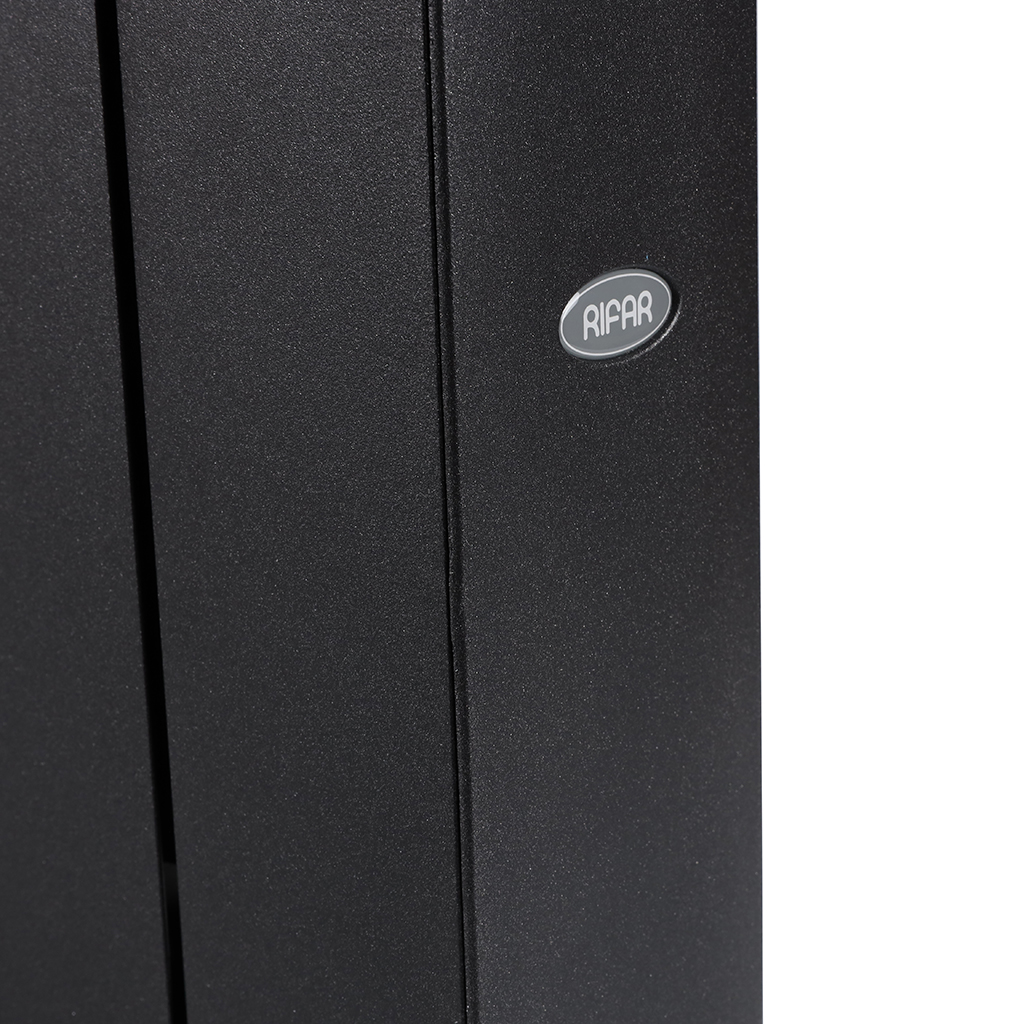 Радиатор биметаллический RIFAR SUPReMO VENTIL 350 SVR 14 секций нижнее правое подключение (Цвет АНТРАЦИТ), 4RS35.VR-14-AN