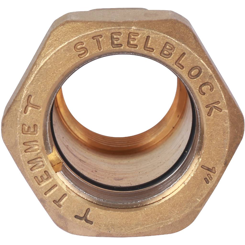 Муфта TIEMME 1 BP для стальных труб, латунь, 1500066