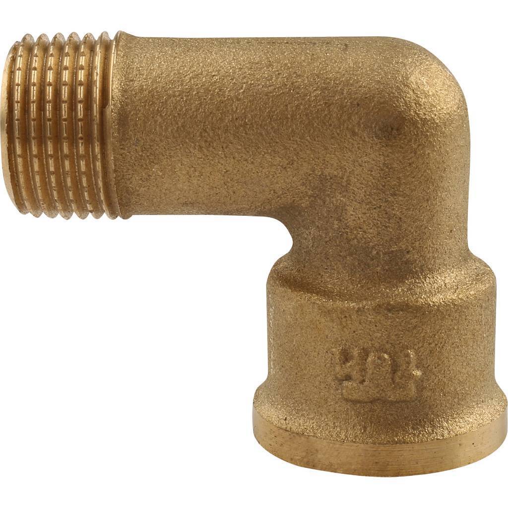 Угольник TIEMME HB 3/8x3/8 для стальных труб резьбовой, 1500173