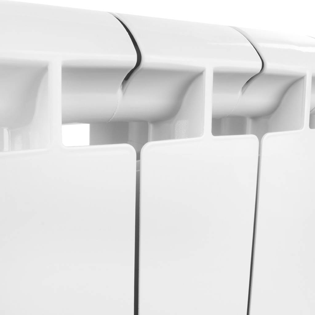 Радиатор биметаллический Global STYLE EXTRA 500 4 секции боковое подключение (белый RAL 9010), STE05001004