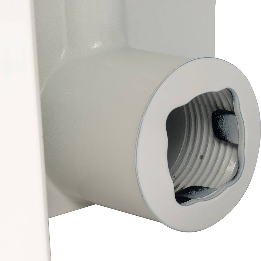 Радиатор биметаллический Global STYLE PLUS 500 4 секции боковое подключение (белый RAL 9010), STP05001004