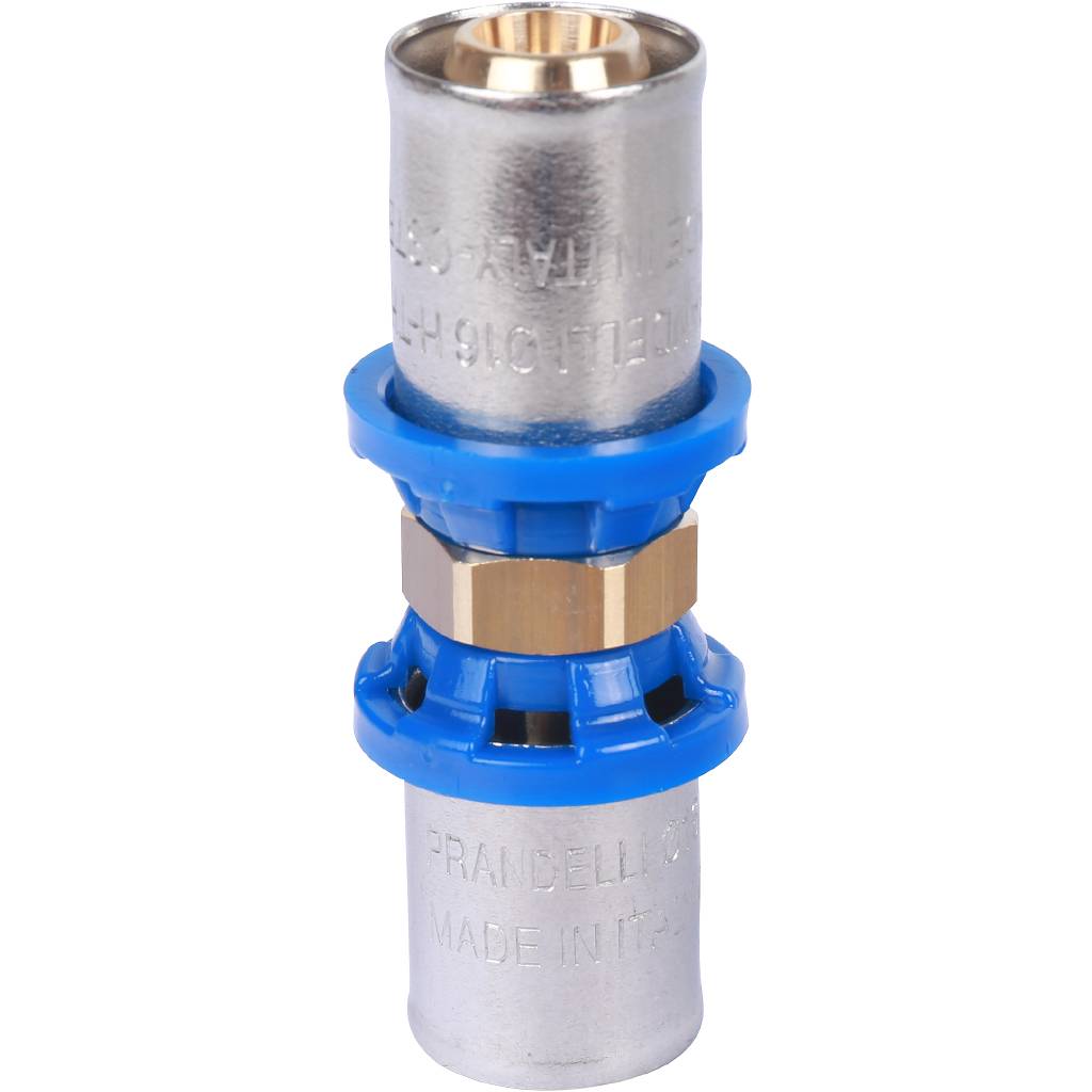 Муфта Prandelli Multyrama 16х2.0 профиль H, TH, U для металлопластиковых труб прессовой, 509.03.11.6