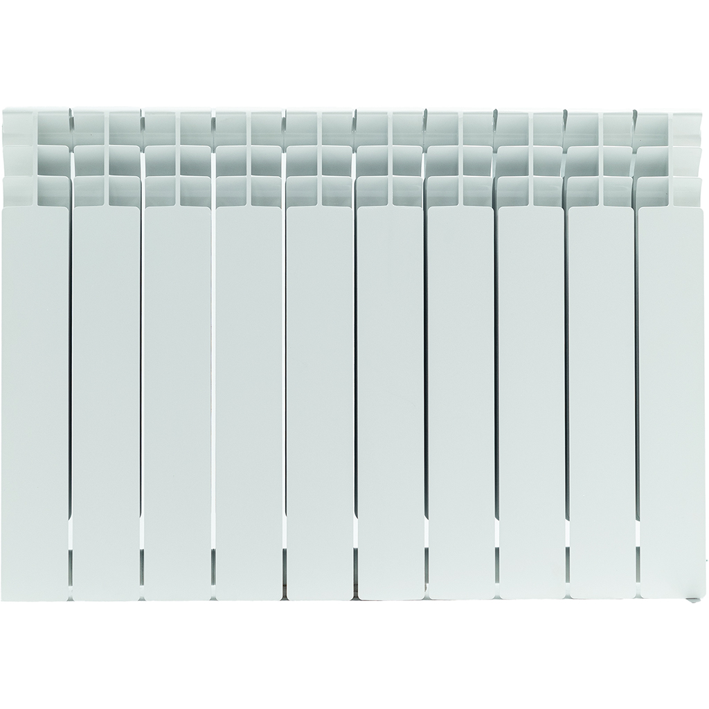 Радиатор биметаллический STOUT TITAN 500 11 секций боковое подключение (белый RAL 9016)