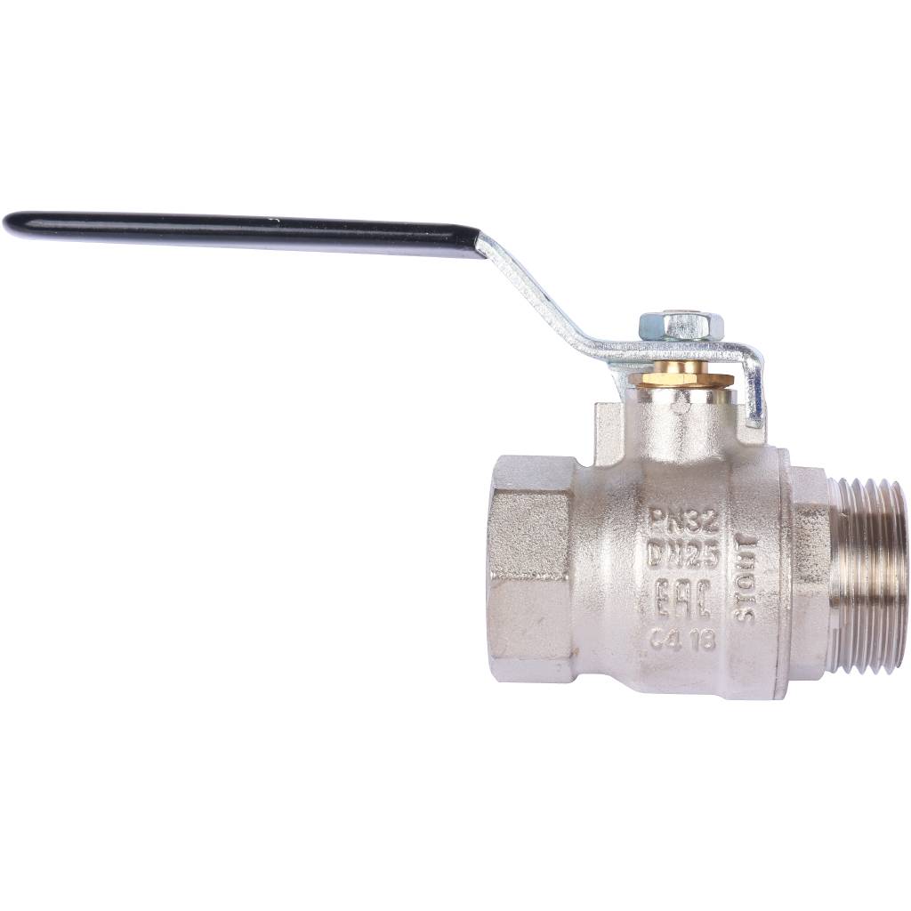 Кран шаровой STOUT SVB стандартнопроходной, ВР/НР, ручка рычаг 1, SVB-0013-000025