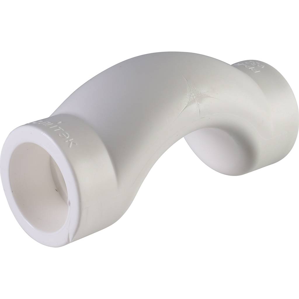Обводное колено Политэк d=32 для полипропиленовых труб под сварку (цвет белый), 9000010032