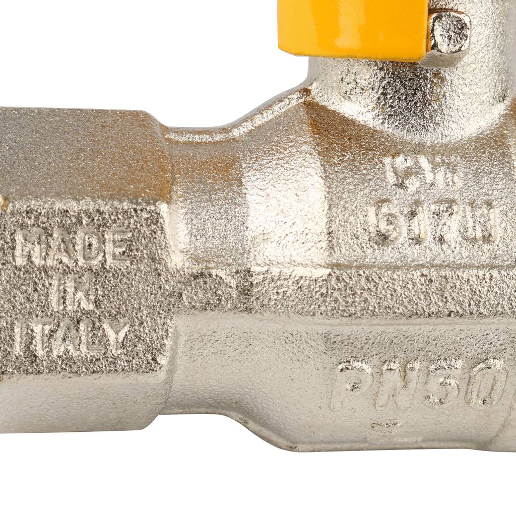 Кран шаровый Itap BERLIN 072 1/2 муфтовый для газа полнопроходный (бабочка), 26080r