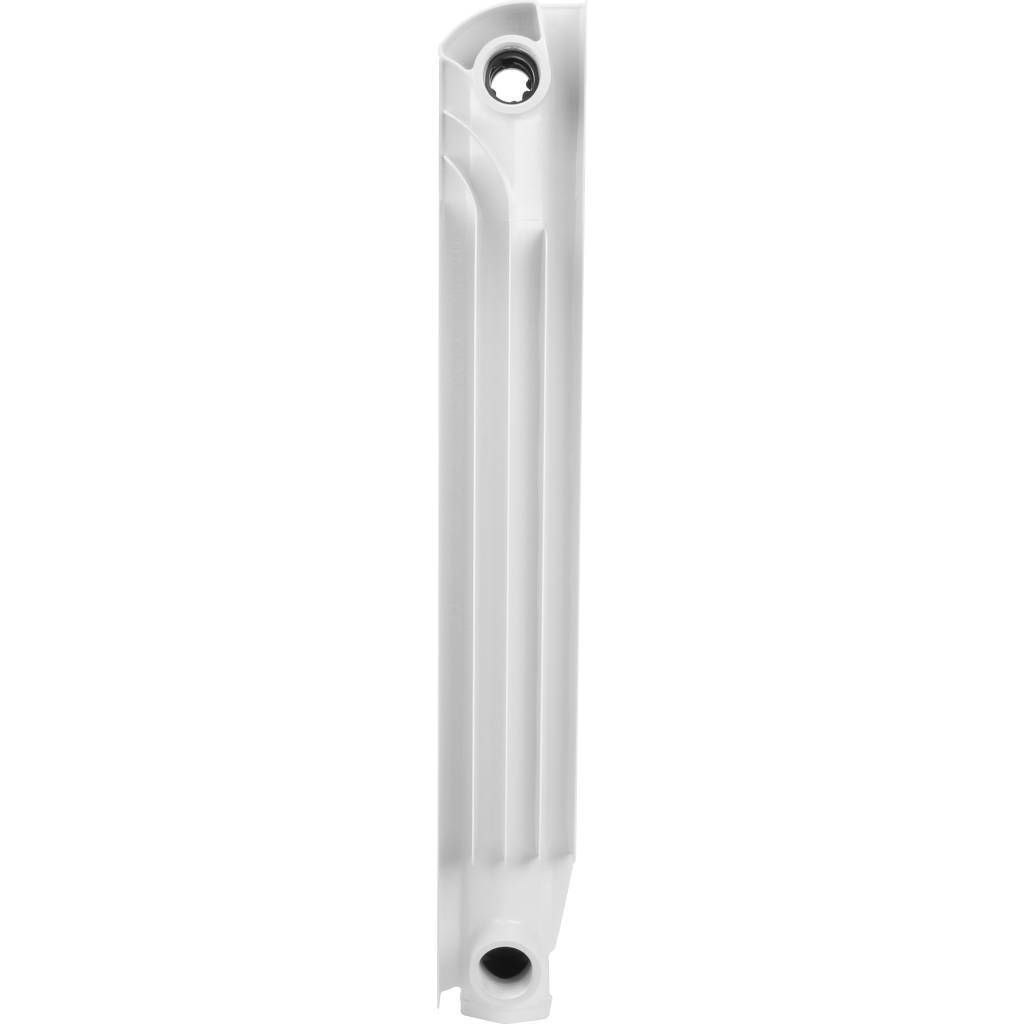 Радиатор алюминиевый Global ISEO 500 4 секции боковое подключение (белый RAL 9010), IS05001004