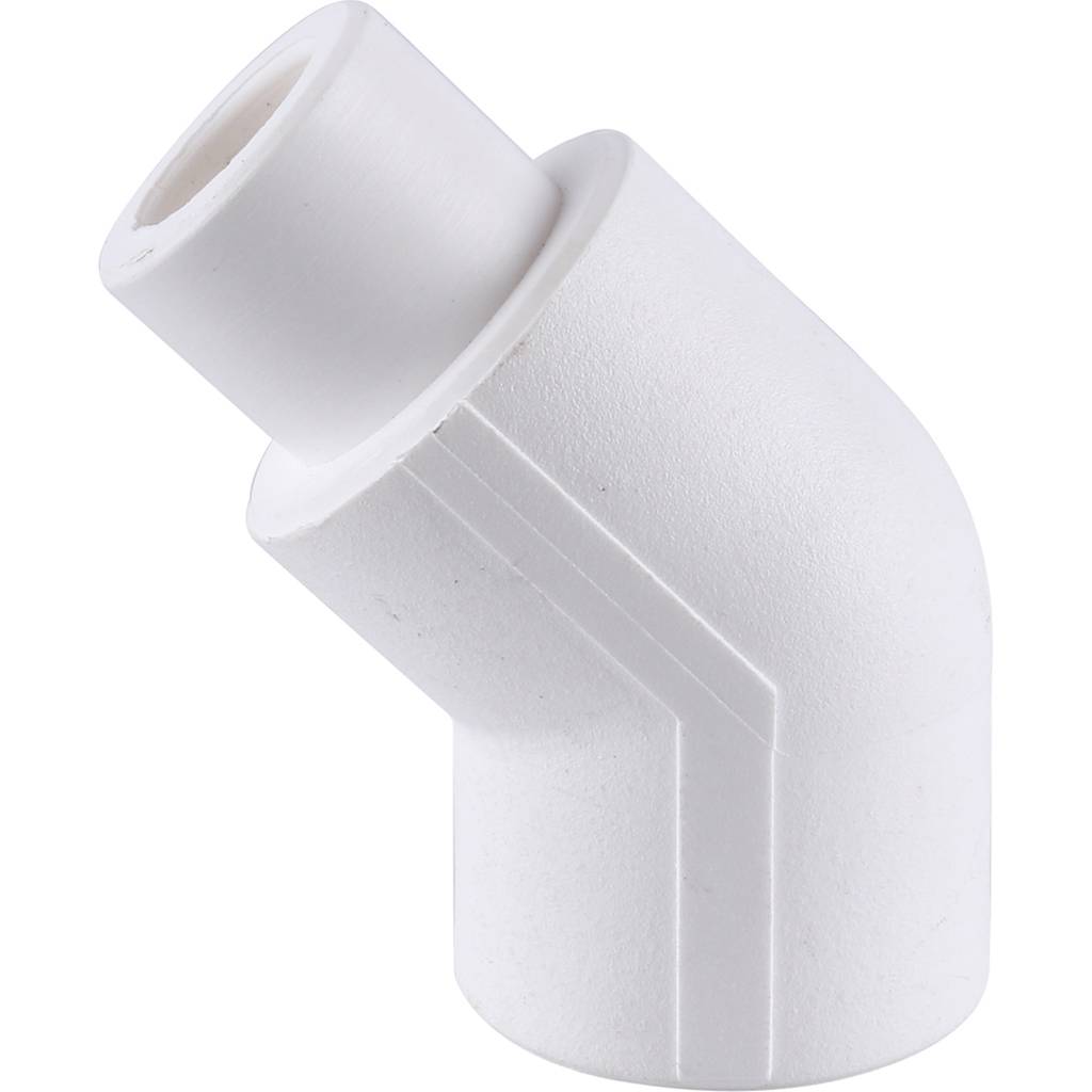 Угольник 45* Kalde d=20 вн\нар (цвет белый), 3212-elt-200045