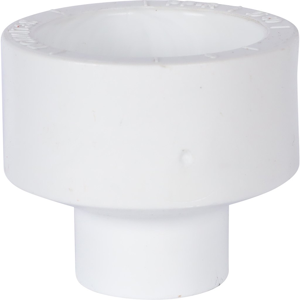 Муфта переходная Политэк 40х20 внутр./внутр. для полипропиленовых труб под сварку (цвет белый), 9000004020