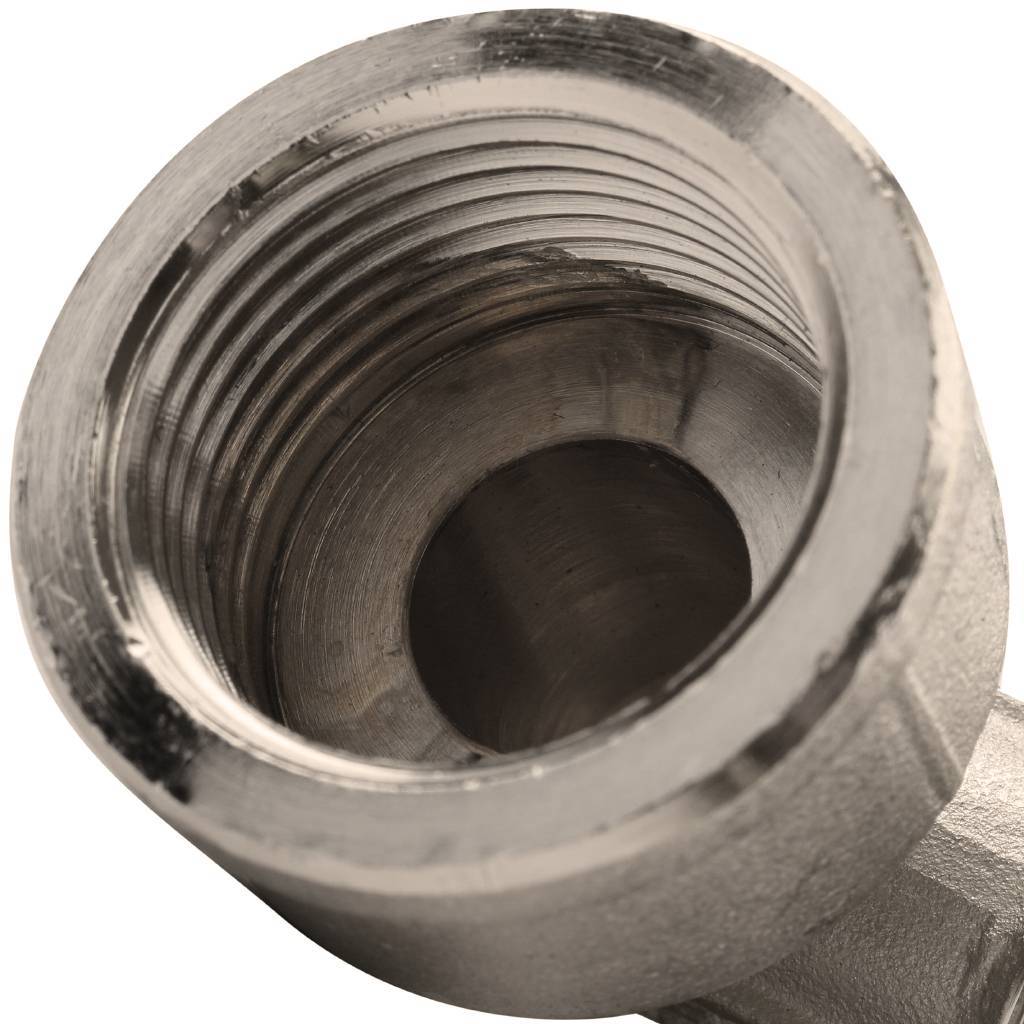 Угольник TIEMME с внутренней резьбой (20х2.0х3/4) для металлопластиковых труб винтовой, 1600023