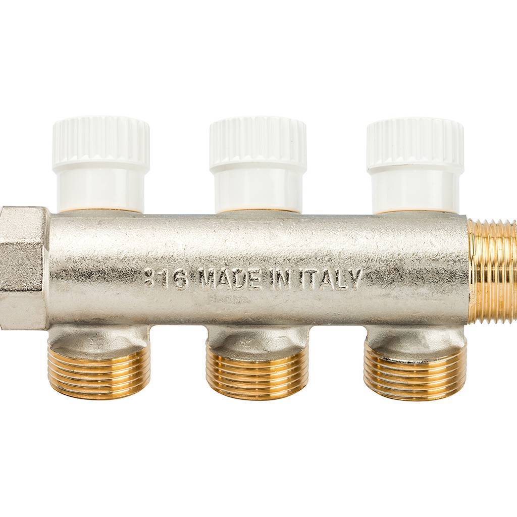 3-х ходовой коллектор LUXOR с перекрывающими кранами CP 453