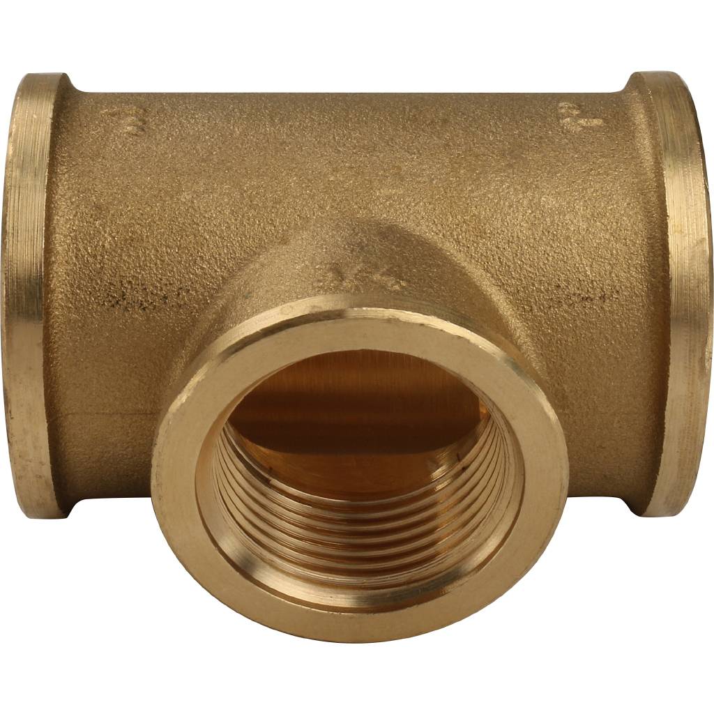 Тройник TIEMME ВВ 1х3/4х1 для стальных труб резьбовой, 1500087