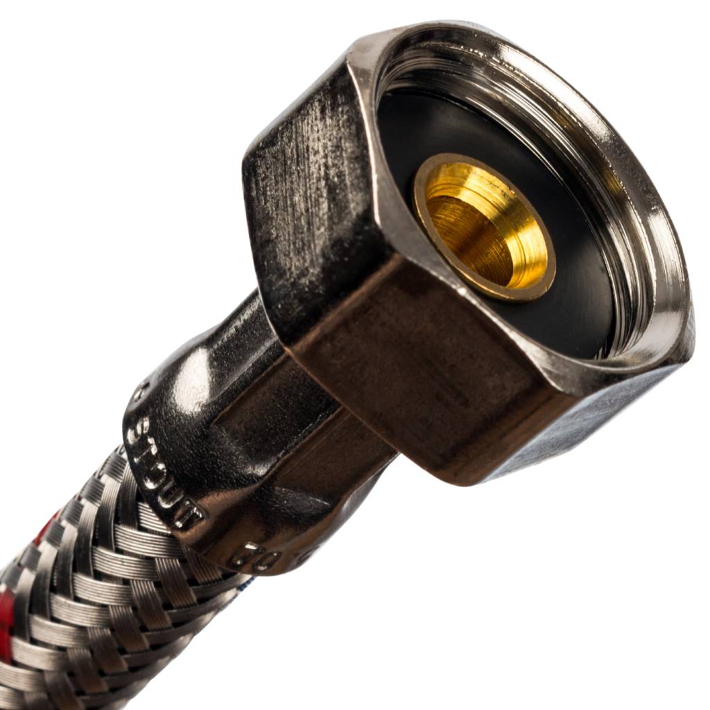 Гибкая подводка для воды STOUT НР 1/2 х ВР 1/2, длина 1000 мм, SHF-0089-081515