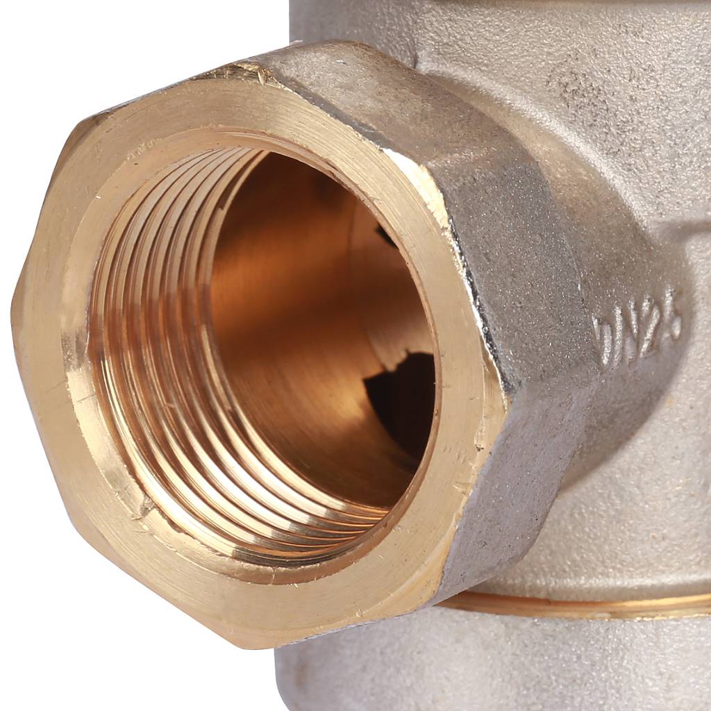 STOUT  Редуктор давления PN25 вн/вн 1  с выходом под манометр, SVS-1008-000025