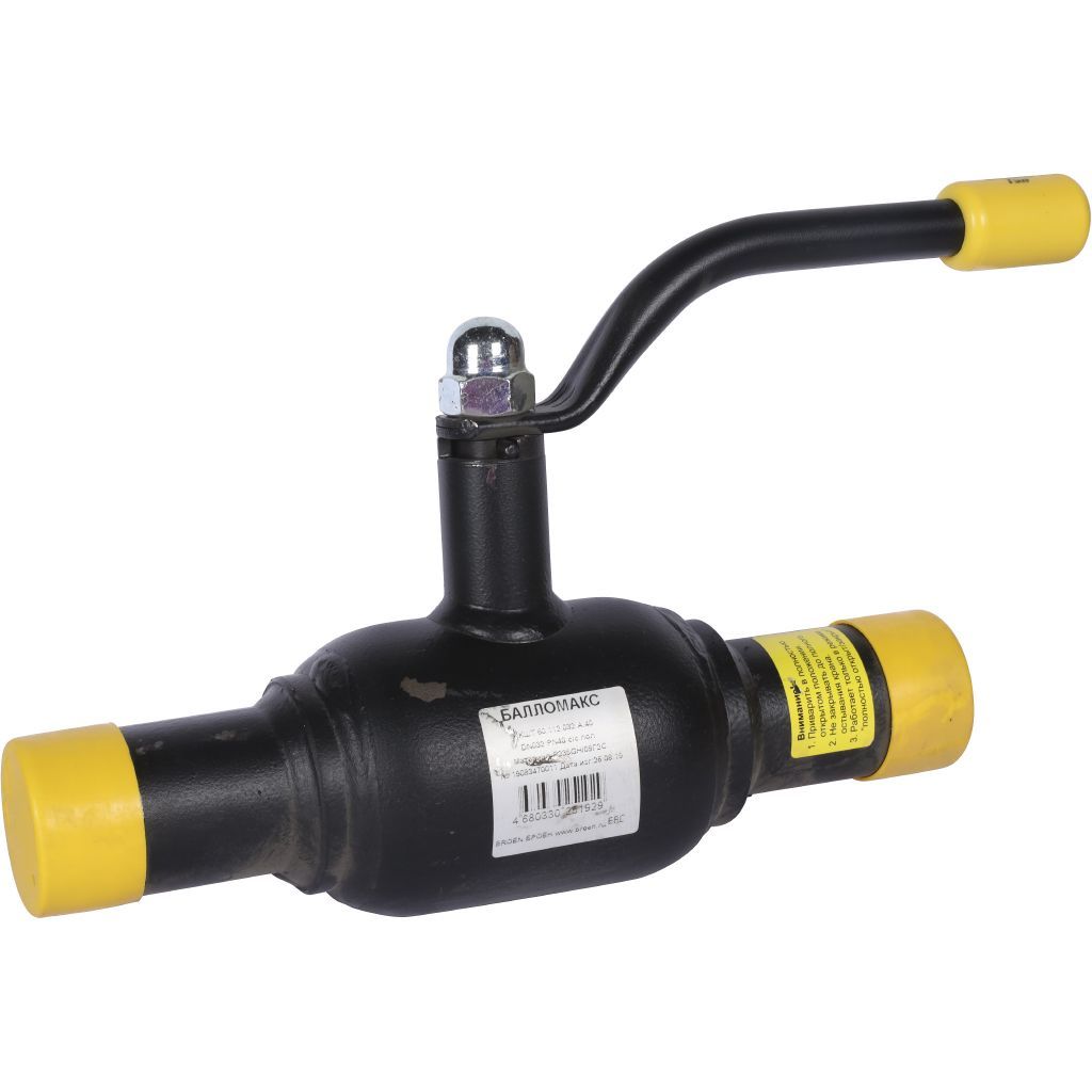Кран шаровой стальной БРОЕН Балломакс с/с DN 032 PN 40 для теплоснабжения полный проход с рукояткой, 585458