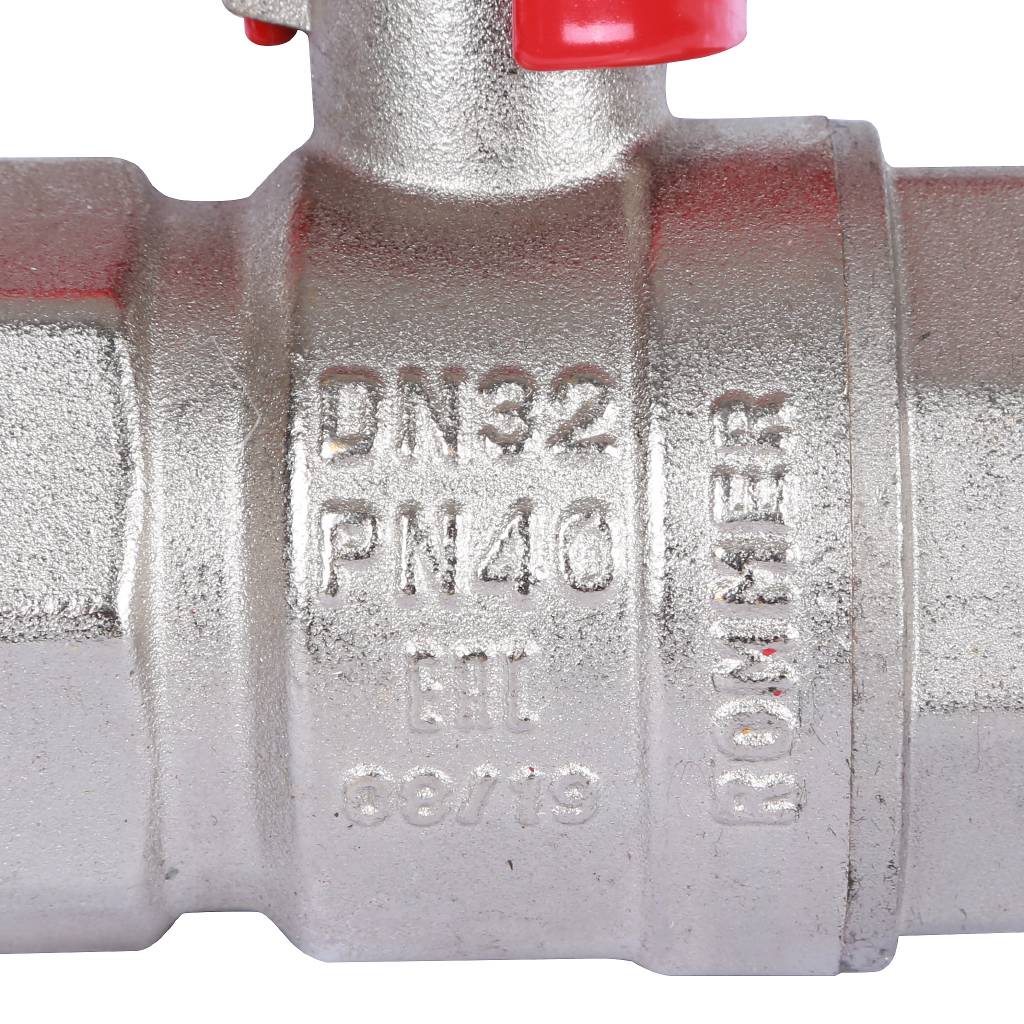 Кран шаровой ROMMER 1 1/4 ВН/ВН, ручка бабочка, RBV-0003-0110232