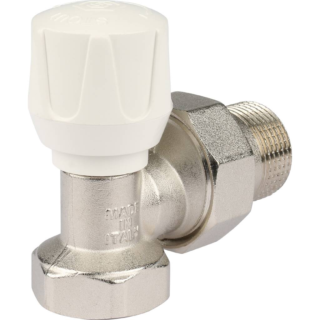 Клапан ручной терморегулирующий STOUT SVR угловой 3/4, SVR-2102-000020
