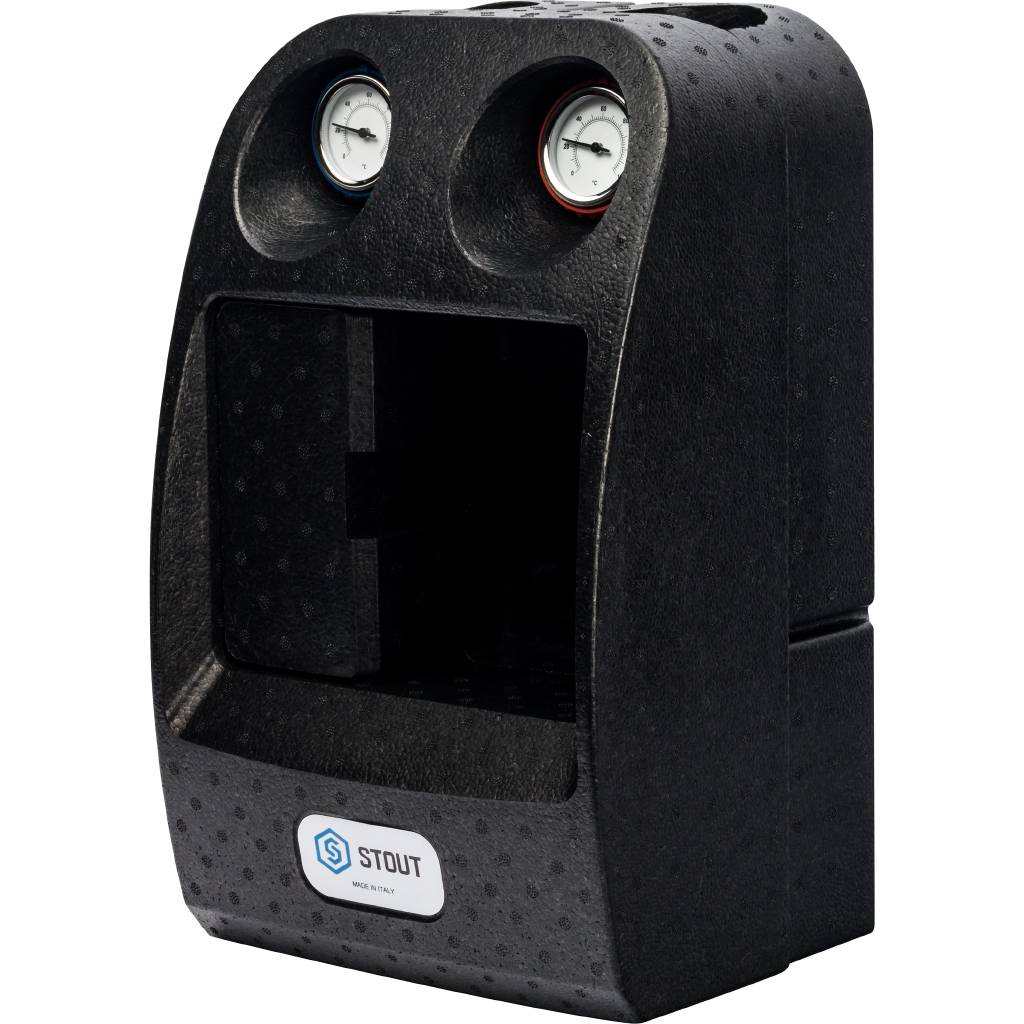 Насосная группа STOUT SDG-0001 с прямым контуром 1 1/4 без насоса в теплоизоляции DN 32, SDG-0001-003201