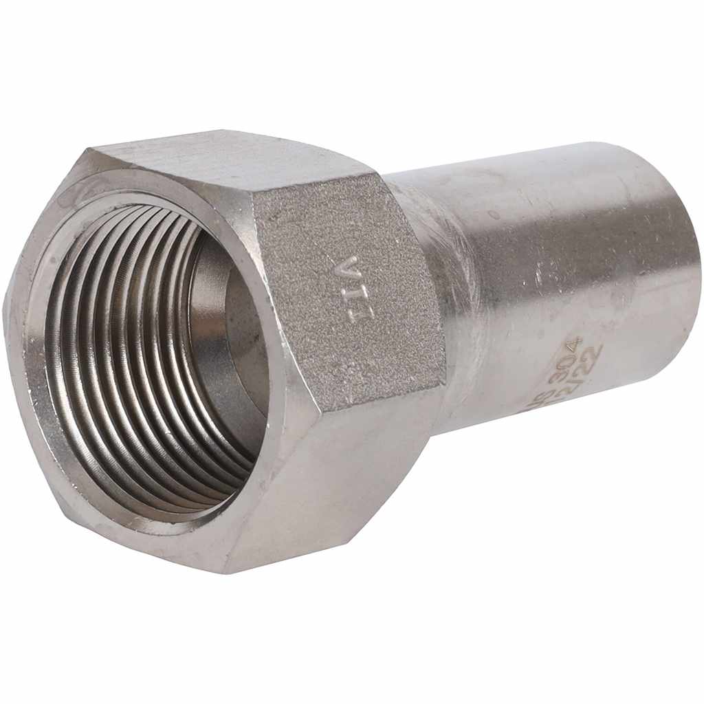 Вставка ROMMER переходная НПр-ВР, 28х1, из нержавеющей стали прессовой, RSS-1023-000281