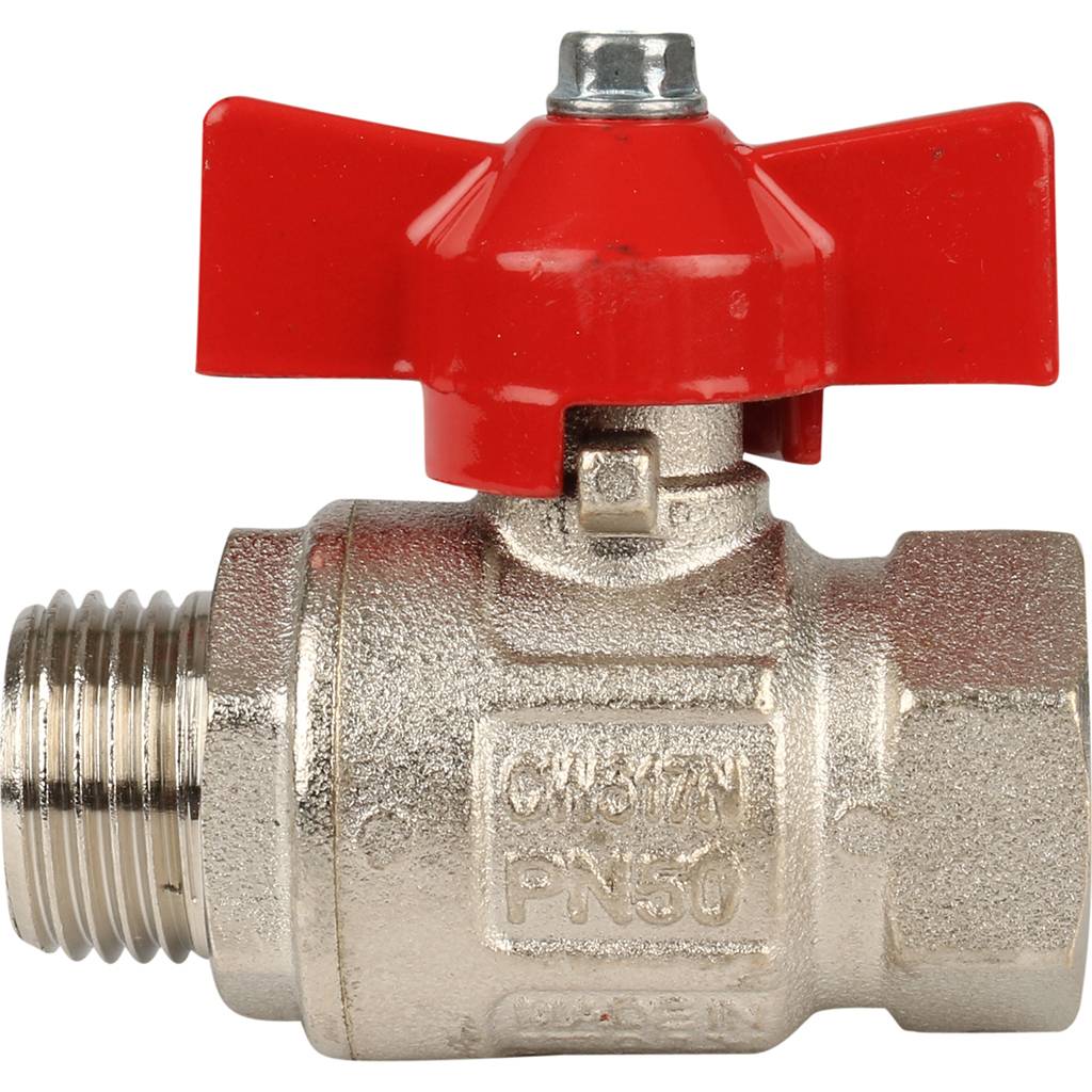 Кран шаровой Itap VIENNA 119 1/2 муфта/резьба стандартный проход (бабочка), 39368