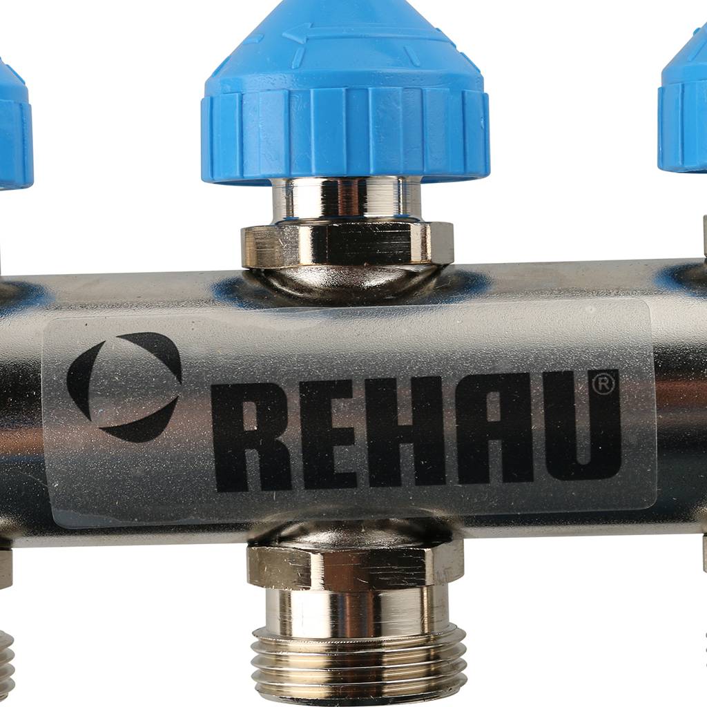 *12180511001 РЕХАУ RAUTHERM S Распределительный коллектор HKV на 5 контуров нерж .сталь (без шаровых кранов)