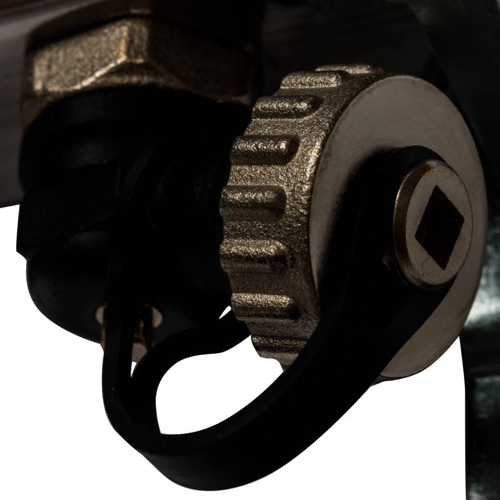 Коллектор из нержавеющей стали с расходомерами, с клапаном вып. воздуха и сливом STOUT 10 выходов, SMS-0927-000010