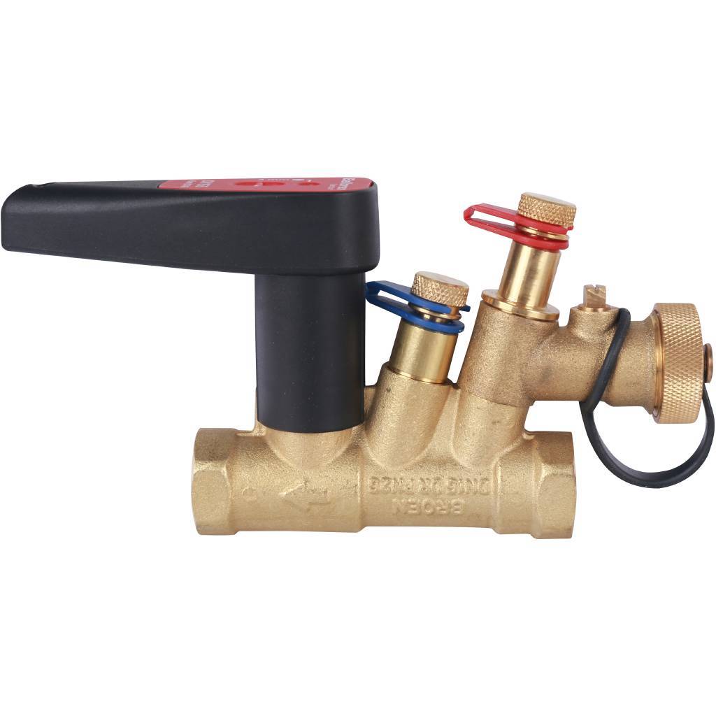 Клапан балансировочный БРОЕН Venturi FODRV DN 015 PN 25 ручной резьбовой с дренажем, 588210