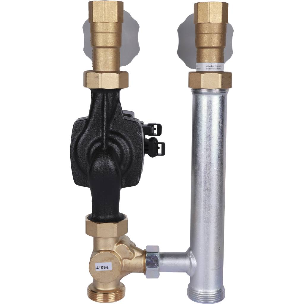 Группа насосная Meibes, поколение 8, MK с нас. Grundfos UPM3 Hybrid 25-70* , трехход. смесит., 1, M66831.36