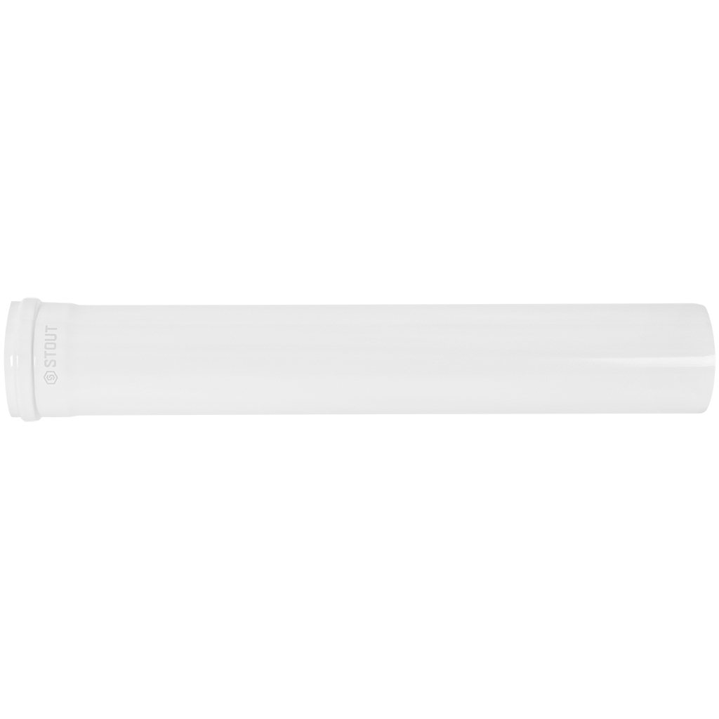 STOUT SCR-0080-000500 STOUT Удлинитель дымохода традиц. D80(п-м), L500, SCR-0080-000500