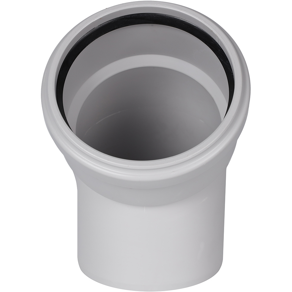 Отвод канализационный бесшумный STOUT D110х45°, SKB-0010-011045