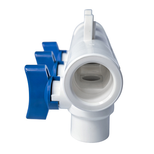 Коллектор с шаровым краном универсальный PPR 25х20/3, RTP