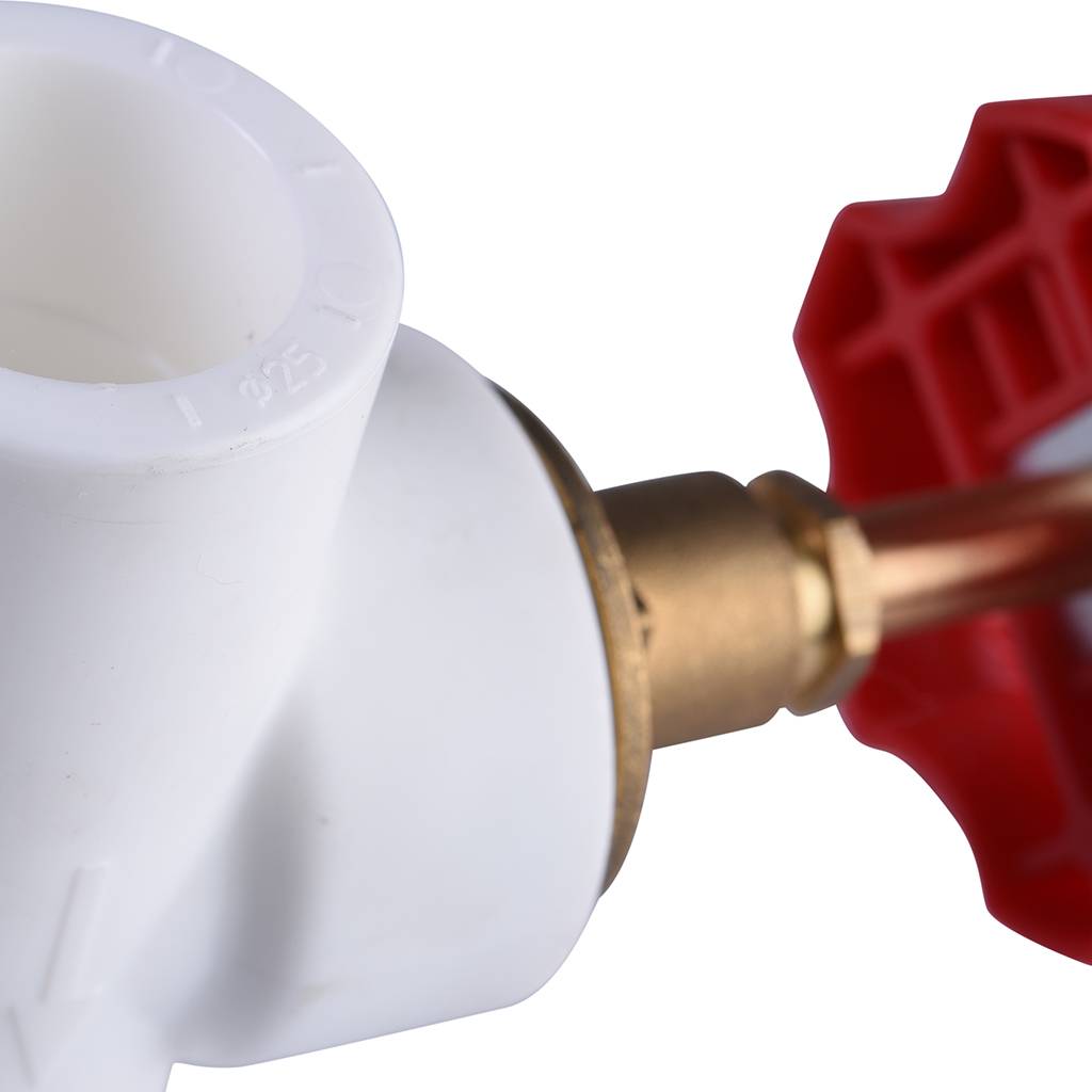 Вентиль Политэк d=25 для полипропиленовых труб под сварку (цвет белый), 9700000025