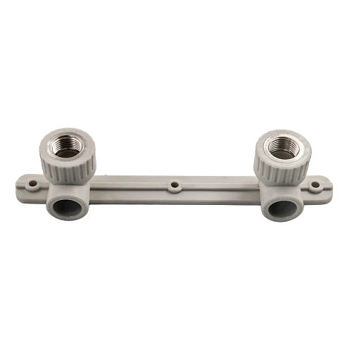 Угольник комбинированный под смеситель PPR внутренняя резьба 20х 1/2,  серый, РТП