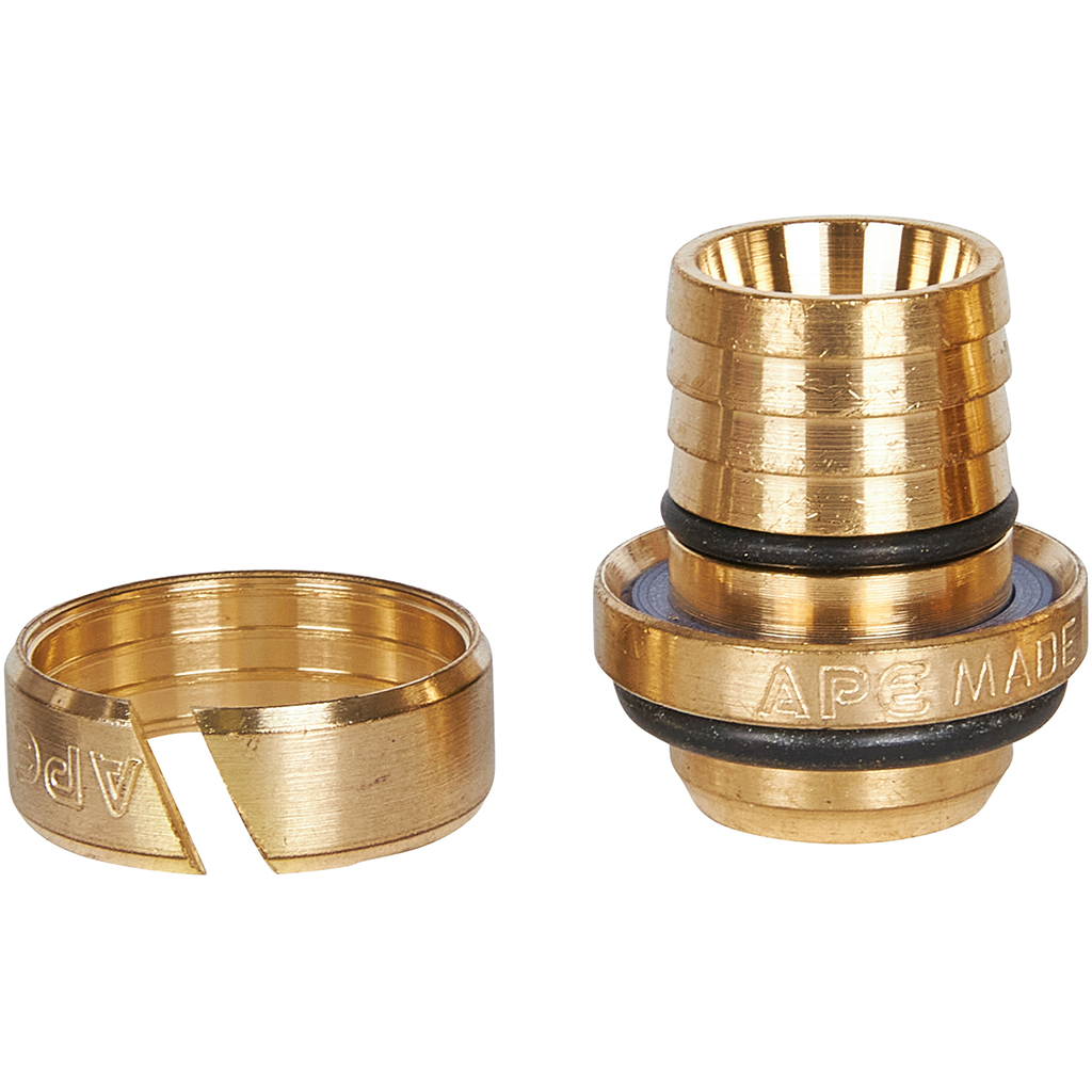 Угольник STOUT настенный с креплением 1/2 х20 для металлопластиковых труб винтовой, SFS-0008-001220