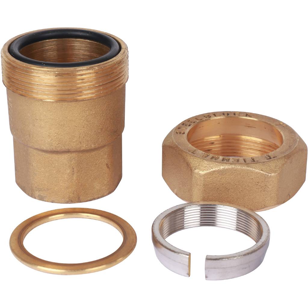 Муфта TIEMME 1 BP для стальных труб, латунь, 1500066