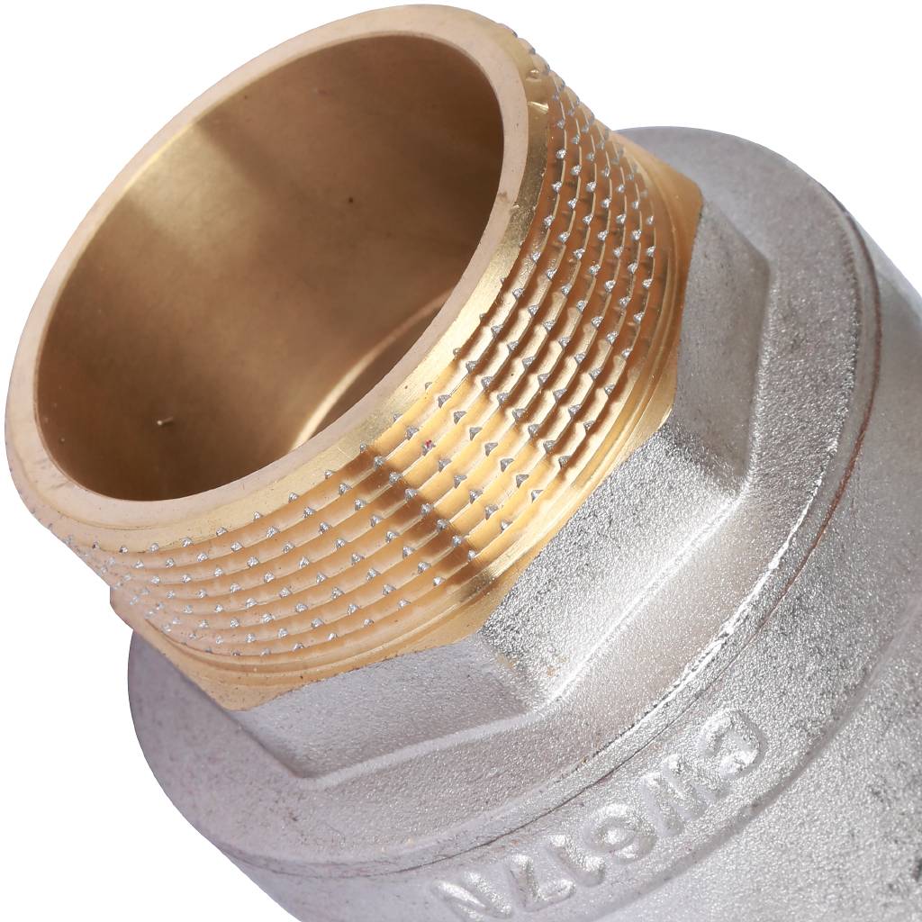 Кран шаровой ROMMER 2 ВН/НР, ручка рычаг, RBV-0002-0210350