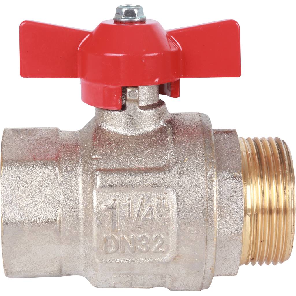 Кран шаровой муфта/резьба Itap IDEAL 093 1 1/4 полнопроходной (бабочка)